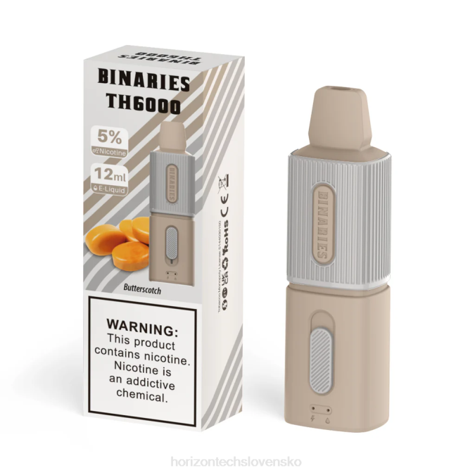 HorizonTech Binaries Cabin th6000 jednorazový 12ml maslový 6BZV103 Horizontech Vape Slovensko