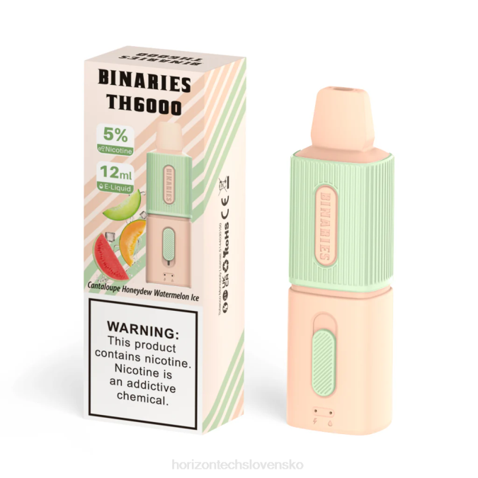 HorizonTech Binaries Cabin th6000 jednorazový 12ml melón medový melón ľad 6BZV107 Horizon Tech Coils