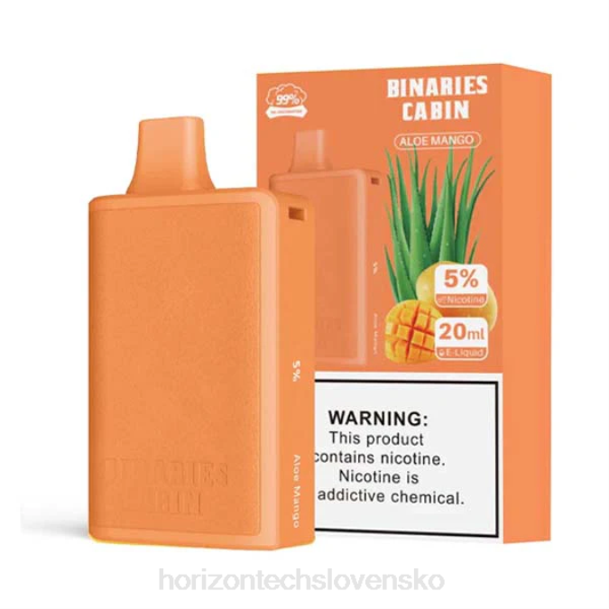 HorizonTech Binaries Cabin jednorazové 20 ml aloe mango 6BZV75 Horizon Tech Company
