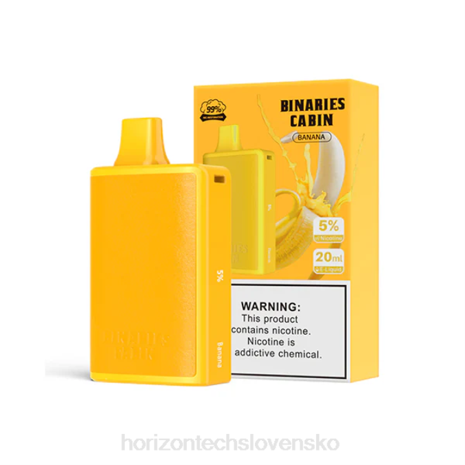 HorizonTech Binaries Cabin jednorazové 20 ml banán 6BZV2 Horizontech Bratislava