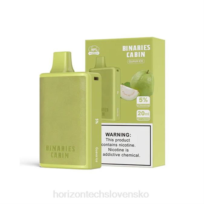HorizonTech Binaries Cabin jednorazové 20 ml guava ľad 6BZV58 Horizon Tech Vape Tank