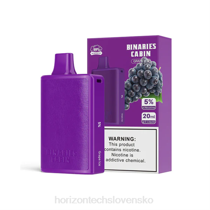 HorizonTech Binaries Cabin jednorazové 20 ml hroznový ľad 6BZV55 Horizon Tech Company
