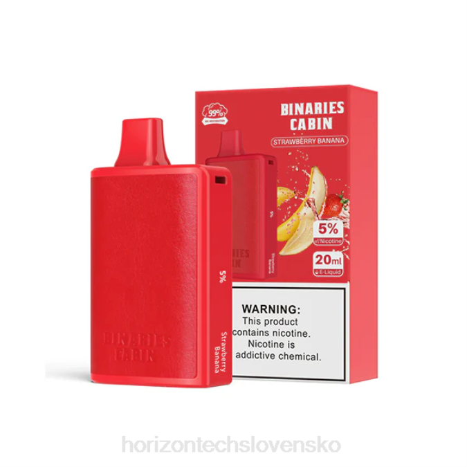 HorizonTech Binaries Cabin jednorazové 20 ml jahodový banán 6BZV69 Horizontech Vape Kit