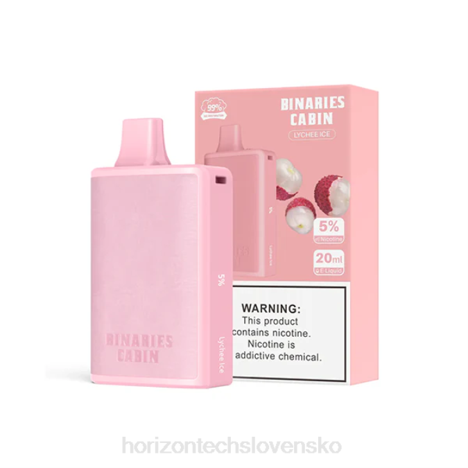 HorizonTech Binaries Cabin jednorazové 20 ml liči ľad 6BZV60 Horizontech Disposable Vape