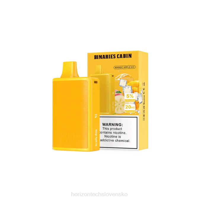 HorizonTech Binaries Cabin jednorazové 20 ml mango jablkový ľad 6BZV83 Horizontech Vape Slovensko