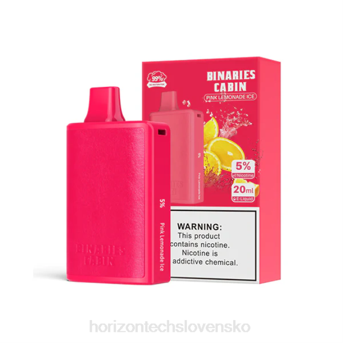 ružová ľadová limonáda
