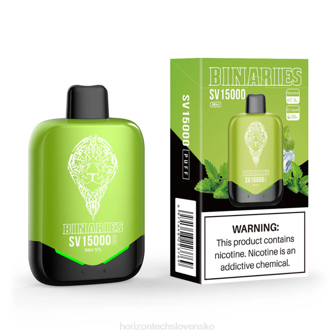 HorizonTech Binaries Cabin jednorazový sv mäta 6BZV90 Horizontech Disposable Vape