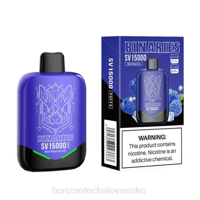 HorizonTech Binaries Cabin jednorazový sv modrý razz ľad 6BZV87 Horizon Tech Coils