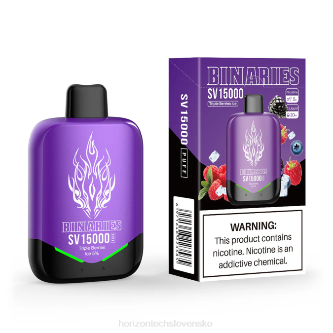 HorizonTech Binaries Cabin jednorazový sv trojité bobule ľad 6BZV94 Horizon Tech Vape