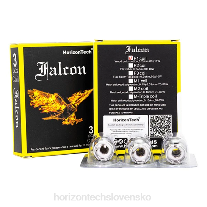 HorizonTech Falcon cievky (3-balenie) cievka f1 0,2 ohm 6BZV7 Horizon Tech Coils